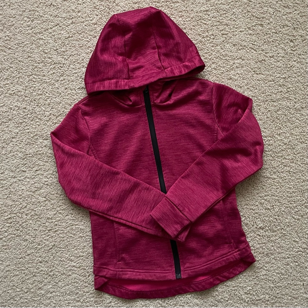 ⛔️Z by Zella Girls’ Fleece Lined Athletic Jacket | Size Medium | Pink Heather